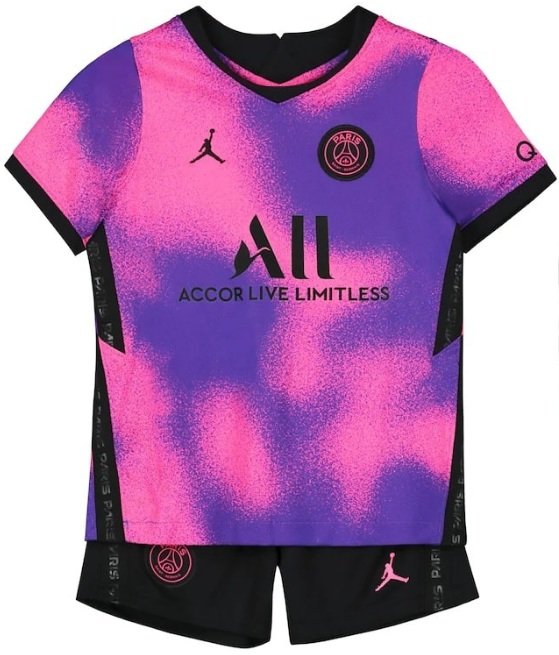 Kit infantil IV PSG 2020 2021 Air Jordan Fourth